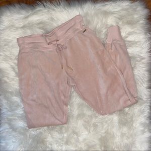 calvin klein velvet sweatpants